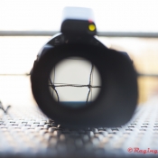 Blick durch die Displaylupe